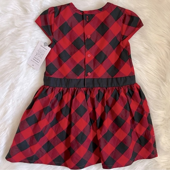 Carter's Toddler Girl Plaid Holiday Dress - Picture 2 of 4